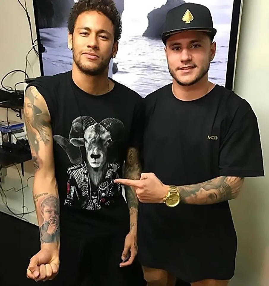 Tiết lộ những hình xăm trên người Neymar - Bóng Đá