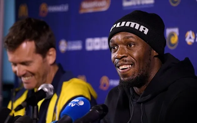 Usain Bolt khiêu chiến với truyền thông khi thử việc ở Australia - Bóng Đá