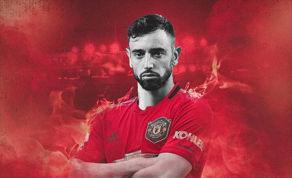 bissaka on Bruno Fernandes - Bóng Đá