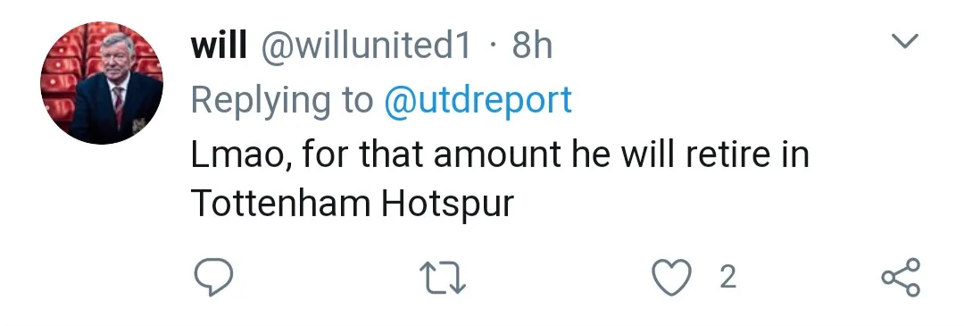 man utd fans react to kane's value - Bóng Đá