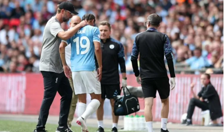 Guardiola on Sane’s injury: “I think he will be okay.” - Bóng Đá