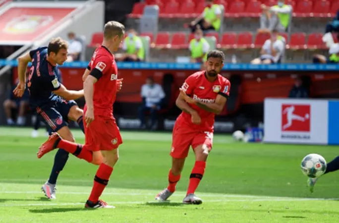 Ảnh Bayern đánh bại Leverkusen - Bóng Đá