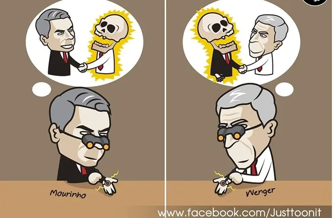 Wenger-Mourinho-1