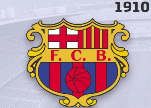 Logo Barca thay đổi ra sao sau 119 năm lịch sử? - Bóng Đá