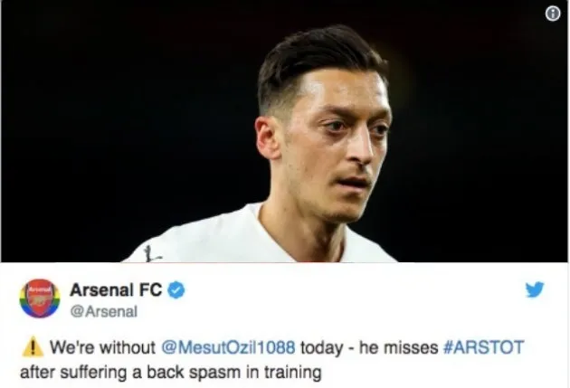 Emery gây sốc với phát biểu về Mesut Ozil sau trận thắng Tottenham - Bóng Đá