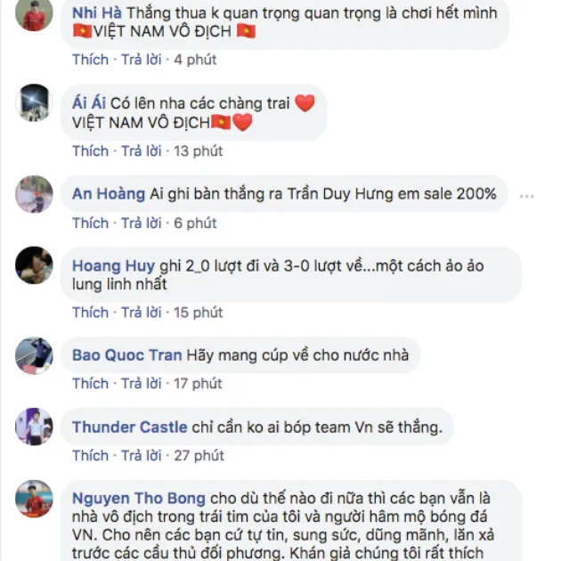 Cư dân mạng nói gì với ĐT Việt Nam trước trận CK AFF Cup? - Bóng Đá