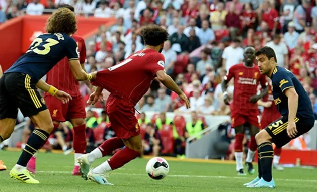 Unai Emery doesn't think David Luiz's shirt-pull on Mohamed Salah was a penalty - Bóng Đá