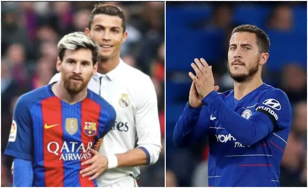 Ronaldo và Messi, ai là GOAT trong mắt Hazard? - Bóng Đá