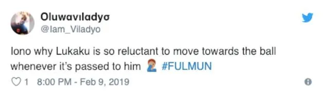 Người hâm mộ United chỉ trích Lukaku sau màn trình diễn trước Fulham - Bóng Đá