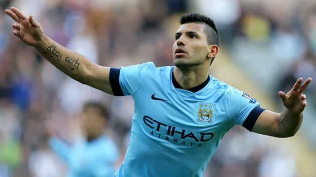 Aguero duy trì phong độ ghi bàn đáng sợ qua từng mùa ở Man City - Bóng Đá