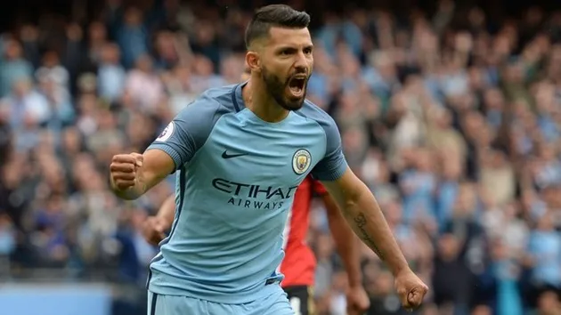 Aguero duy trì phong độ ghi bàn đáng sợ qua từng mùa ở Man City - Bóng Đá