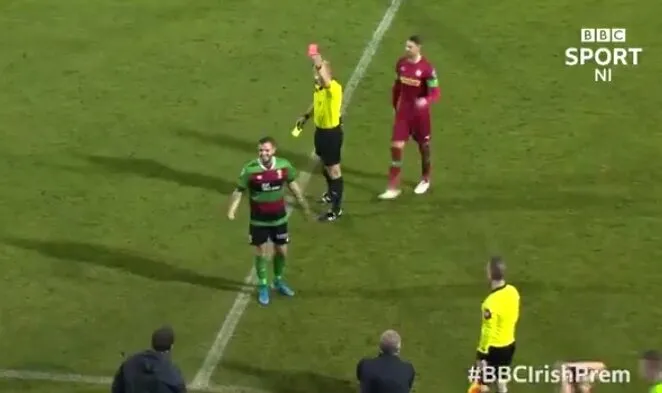 “Pathetic” Referee Slammed After Bizarre Dismissal In NIFL Premiership - Bóng Đá