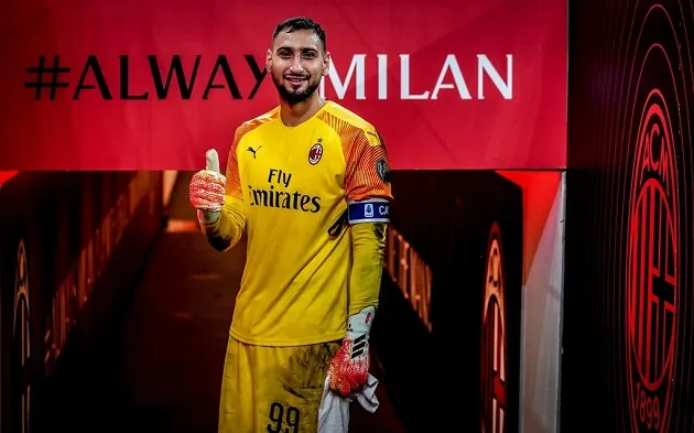 I see Donnarumma captain, he is among the top 3 in the world. - Bóng Đá