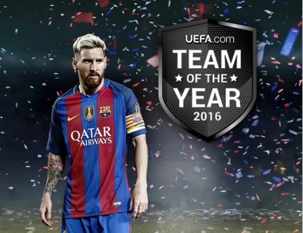 UEFA chính thức công bố Đội hình tiêu biểu năm 2016 - Bóng Đá