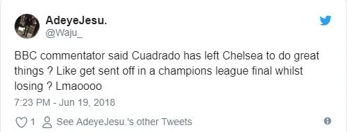 Nhìn Cuadrado thi đấu, fan Chelsea nhớ về Salah - Bóng Đá