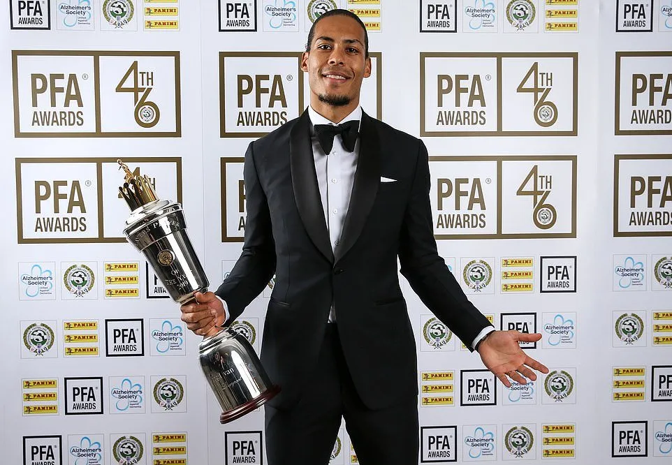 Trao giải PFA Van Dijk - Bóng Đá