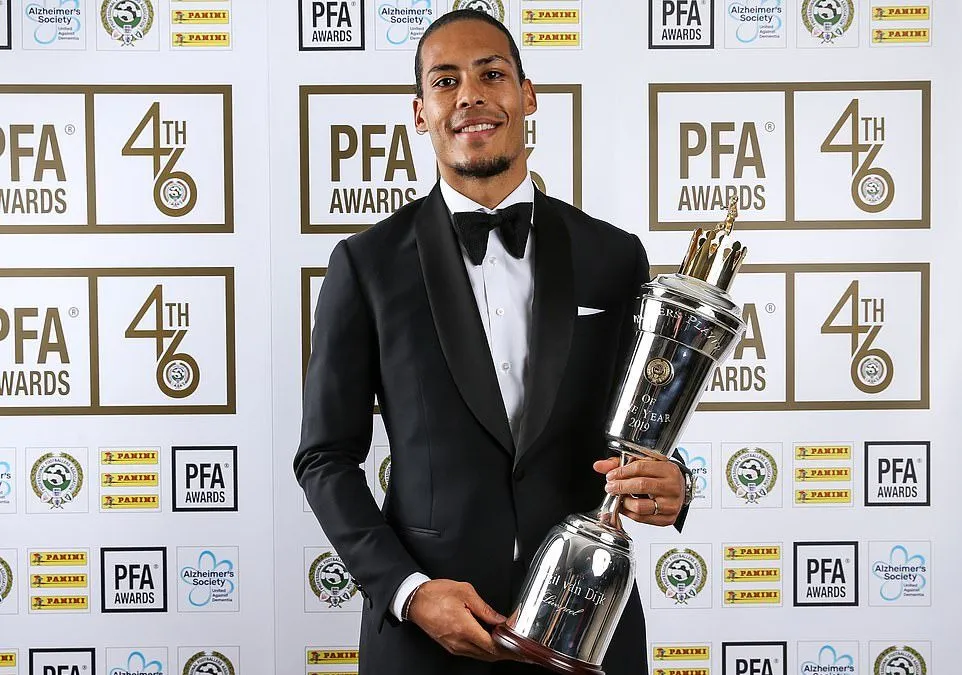 Trao giải PFA Van Dijk - Bóng Đá