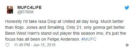 Man United fans are keen on signing Issa Diop this summer - Bóng Đá