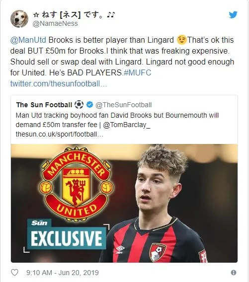 Manchester United fans react to club’s links with David Brooks - Bóng Đá