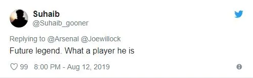 ARSENAL FANS REACT TO JOE WILLOCK’S STAR SHOWING AGAINST NEWCASTLE AS THE 19Y/O IMPRESSES YET AGAIN - Bóng Đá