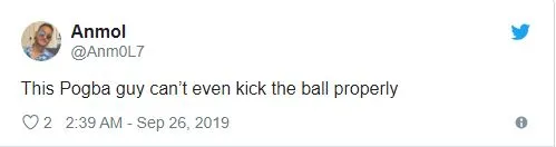 “Pogba Can’t even kick the ball properly” – These Man United fans in disbelief at star’s first half shocker against Rochdale - Bóng Đá