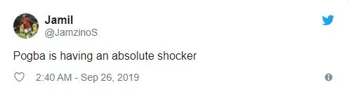 “Pogba Can’t even kick the ball properly” – These Man United fans in disbelief at star’s first half shocker against Rochdale - Bóng Đá