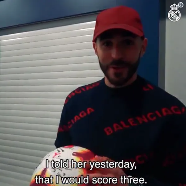 Khó tin! Benzema biết trước mình sẽ lập hattrick - Bóng Đá