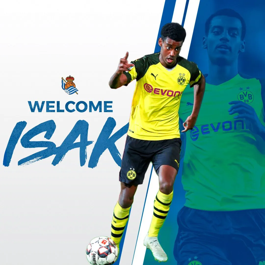 Ảnh Isak gia nhập Real Sociedad - Bóng Đá