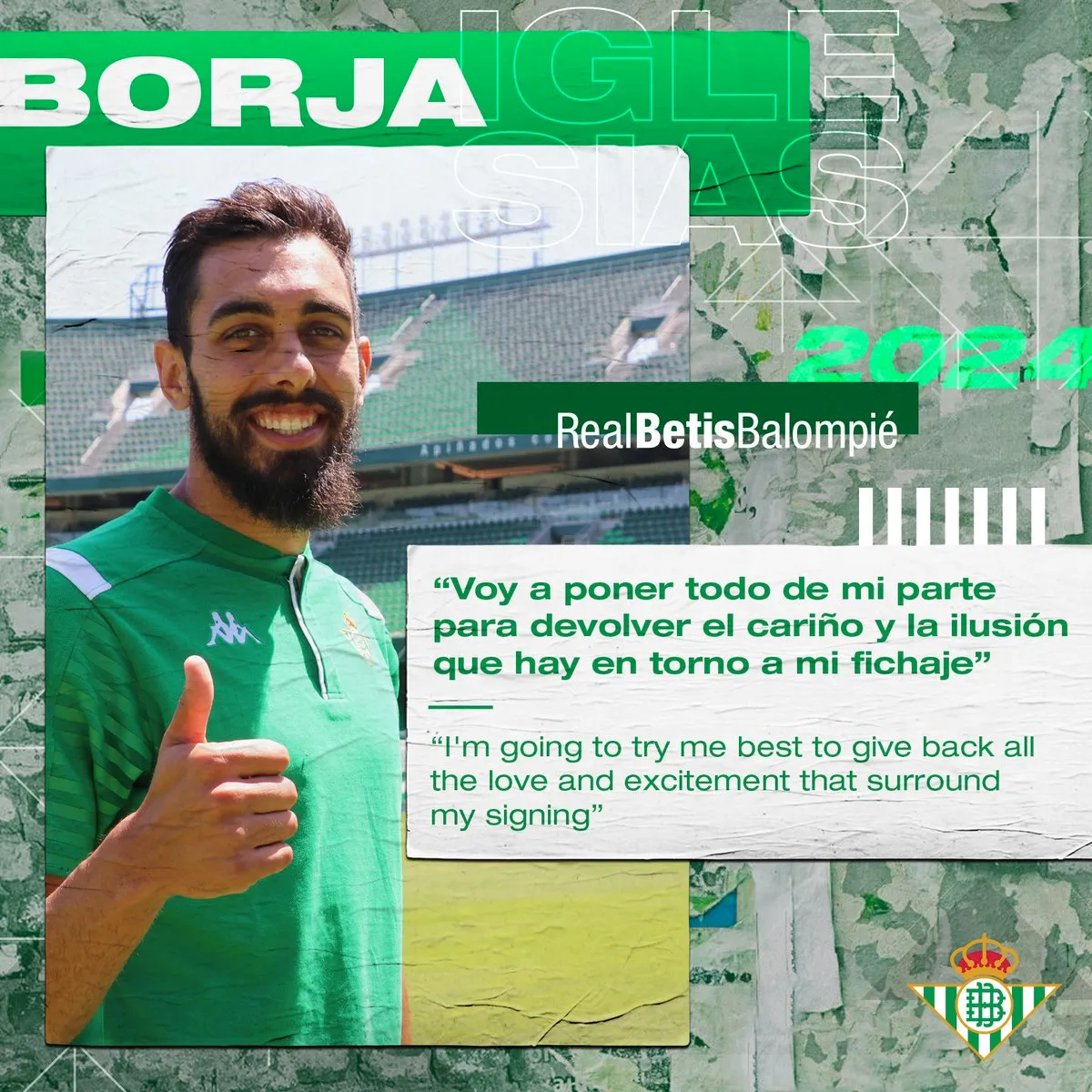 CHÍNH THỨC: Phá kỷ lục, Betis mang về Borja Iglesias - Bóng Đá