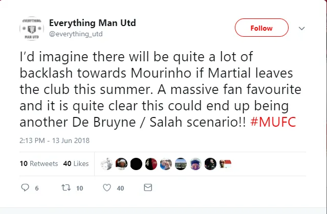 Mourinho sẽ không thích sự so sánh của fan Man United sau khi Martial quyết định ra đi - Bóng Đá