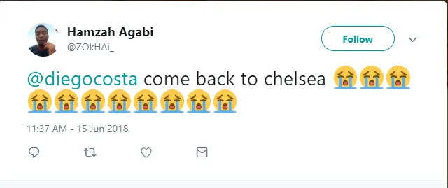 Fan Chelsea muốn Diego Costa trở lại thay Morata sau bàn thắng 