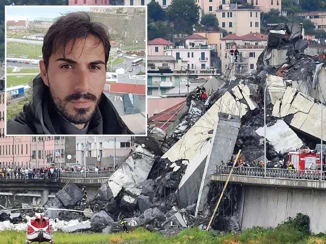 Sập cầu tại Genoa, hai cầu thủ Serie A thoát chết  - Bóng Đá