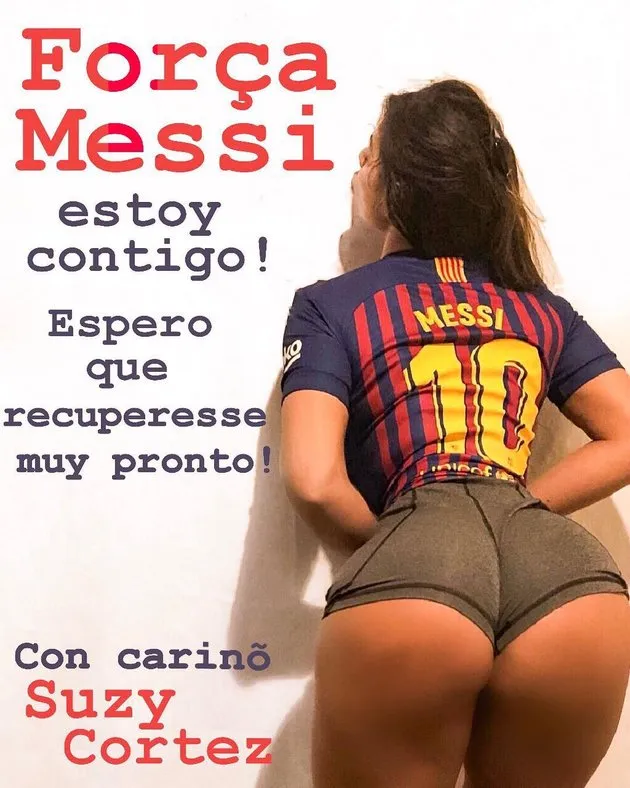 Messi chấn thương, người đẹp siêu vòng ba an ủi - Bóng Đá