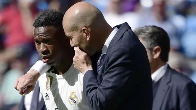 'Idol' Zidane made me nervous when he returned to Real Madrid - Vinicius Junior - Bóng Đá