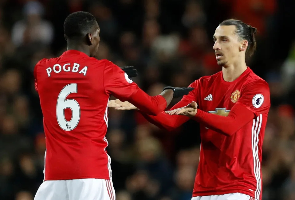 Ibrahimovic beats Pogba with new trick: Game over - Bóng Đá