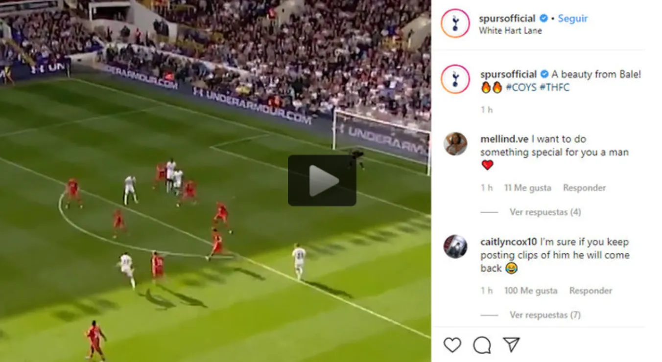Tottenham fuel Bale talk with another social media post - Bóng Đá