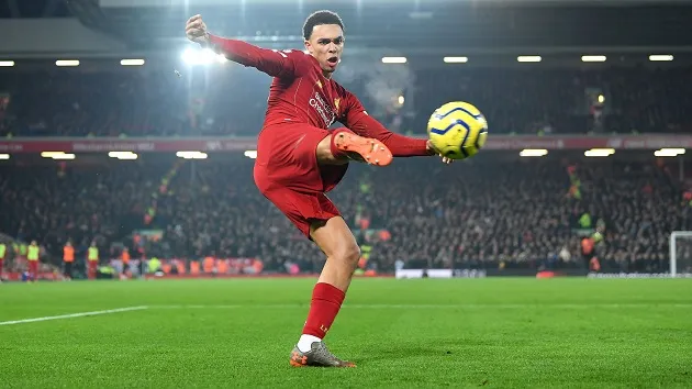 Trent Alexander-Arnold tạt thành công 7/41 lần - Bóng Đá