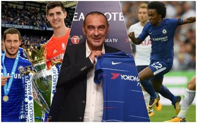 NÓNG: Sarri lên tiếng về tương lai của Hazard, Courtois và Willian - Bóng Đá