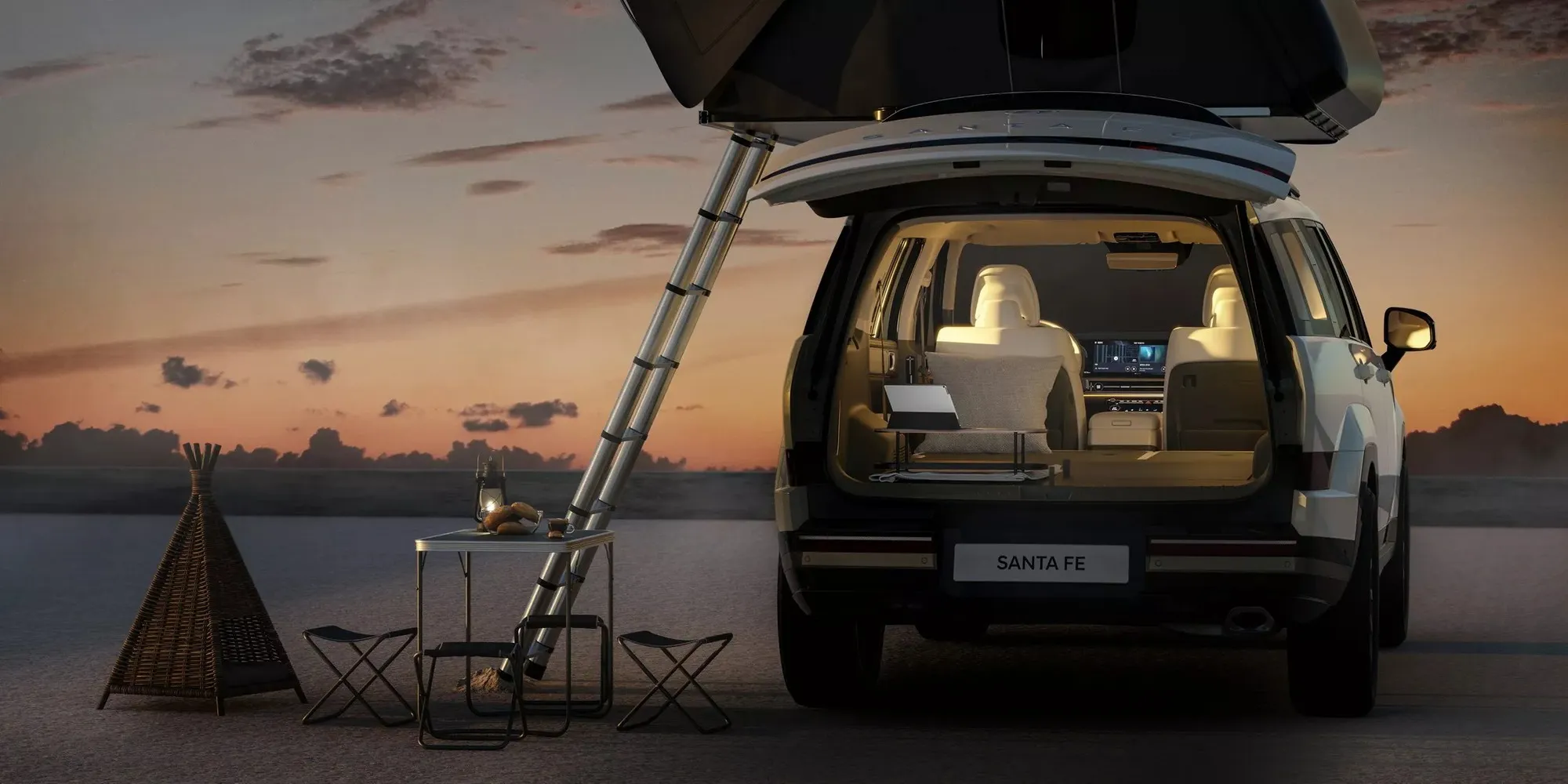 Hyundai công bố Santa Fe thế hệ mới với nội, ngoại thất như Land Rover, mâm 21 inch to ngang xe sang - Ảnh 4.