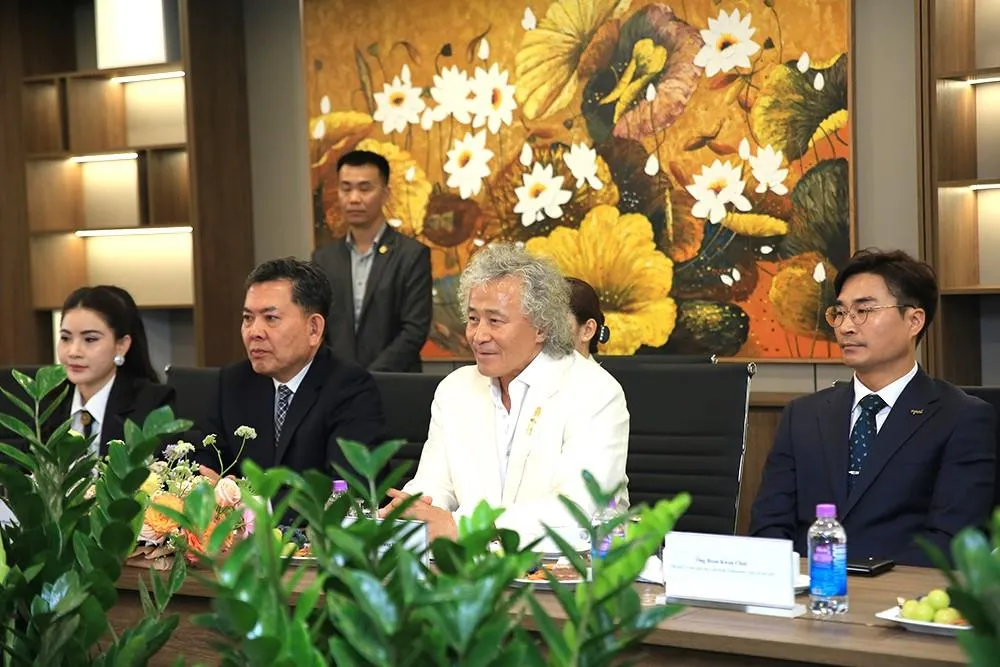 Ngài Bang Seung Ho bày tỏ vui mừng khi được phối hợp với Hiệp hội thể thao CAND tổ chức giải đấu.