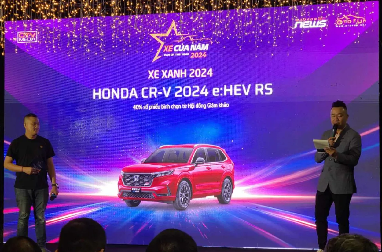 Honda CR-V e:HEV RS và Civic "gặt hái" giải thưởng tại “Xe của năm 2024”- Ảnh 1.