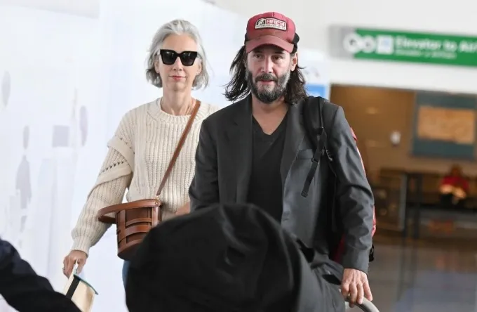 Alexandra Grant và tài tử Keanu Reeves.