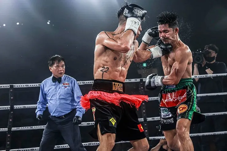 Trần Văn Thảo thắng kịch tính cao thủ Thái Lan, giành đai vô địch boxing toàn cầu - 7