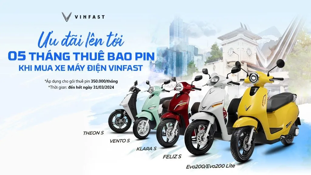 Xe máy điện VinFast nhận siêu ưu đãi trong tháng 3/2024, đặt dấu chấm hết cho xe Tàu tại Việt Nam ảnh 1