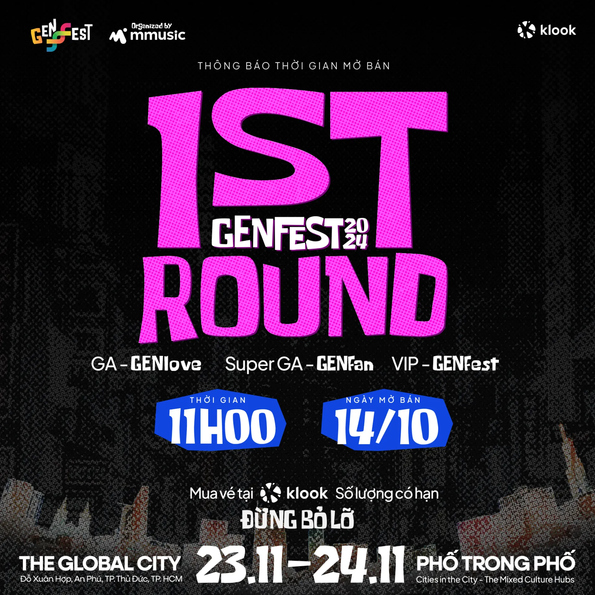 GENfest 1st Round Ticket