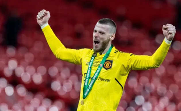 David de Gea reacts to breaking Manchester United record with Carabao Cup victory - Bóng Đá