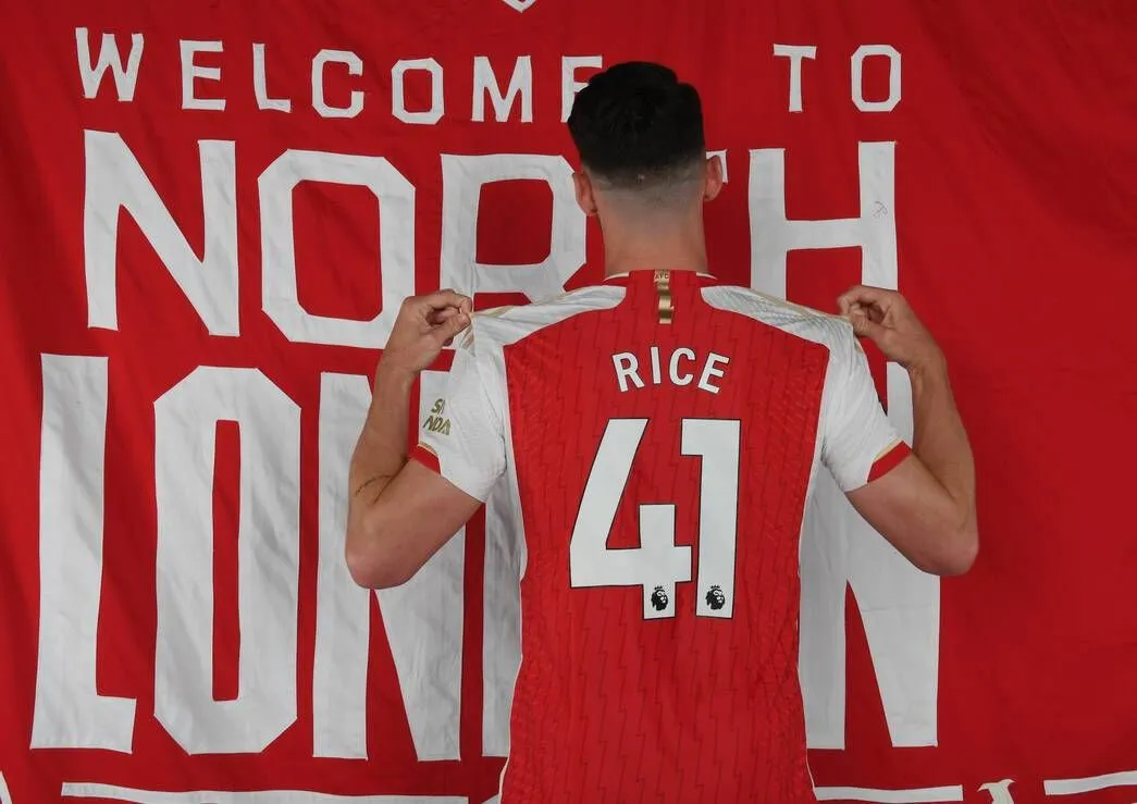 Những hình ảnh cực chất của Declan Rice ngày ra mắt Arsenal - Bóng Đá