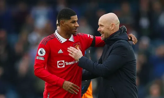 Rashford và Ten Hag cùng cười tươi sau loạt FIFA Days - Bóng Đá