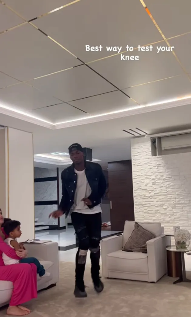  Paul Pogba watches World Cup during gym session as Juventus star teases comeback to pitch after injury KOd Qatar dream - Bóng Đá