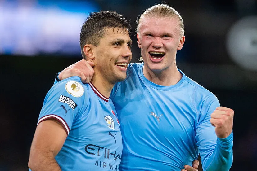 Rodri trách khéo Haaland sau cú ăn ba của Man City - Bóng Đá